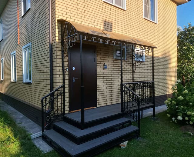 кованые и сварные козырьки Люберцы